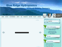 Tablet Screenshot of blueridgehydroponics.com